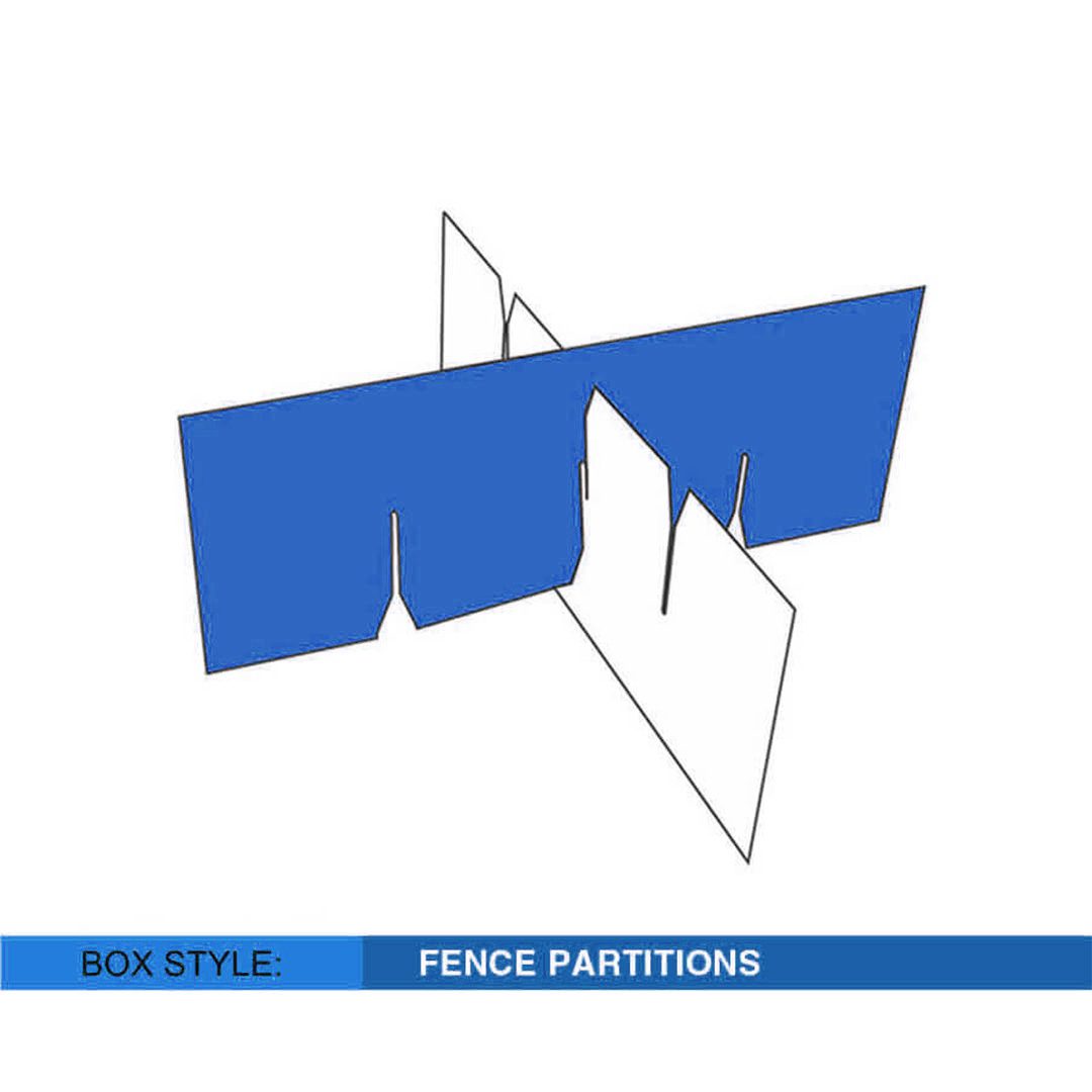 Custom Cardboard Fence Partition in Boxes Custom Cardboard Fence Partition in Boxes